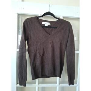 Collection Fifty Nine Bloomingdale’s Cashmere Sweater Size Medium Brown M1